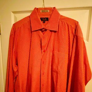Red French Cuff Long Sleeve 18 1/2 --36/37